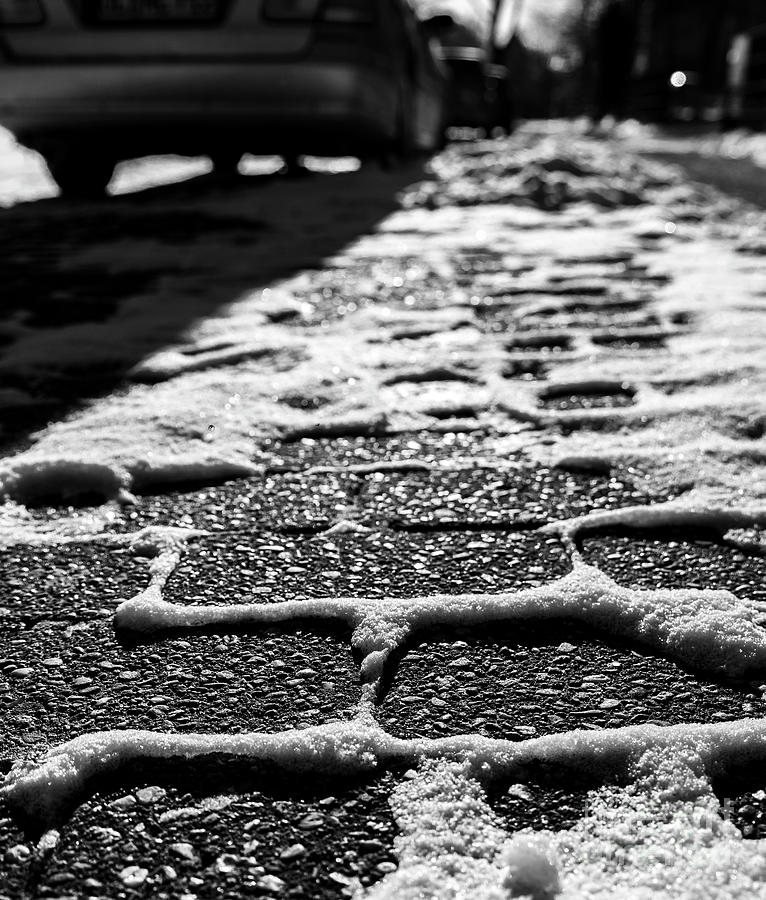 Snow Bricks Photograph by Daniel M Walsh