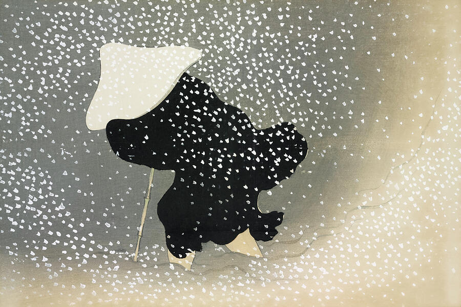 Kamisaka Sekka Painting - Snow by Kamisaka Sekka by Mango Art