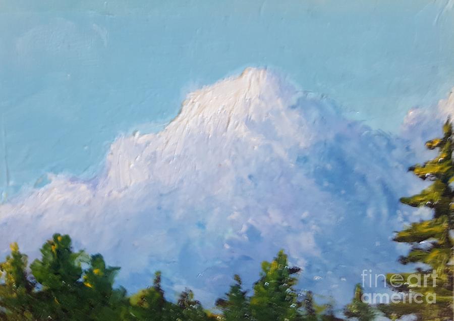 Snow Capped Painting by Fred Wilson