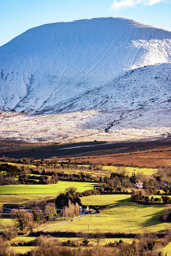 Snow Capped Galtee Mountains Photograph by Pierre Leclerc Photography
