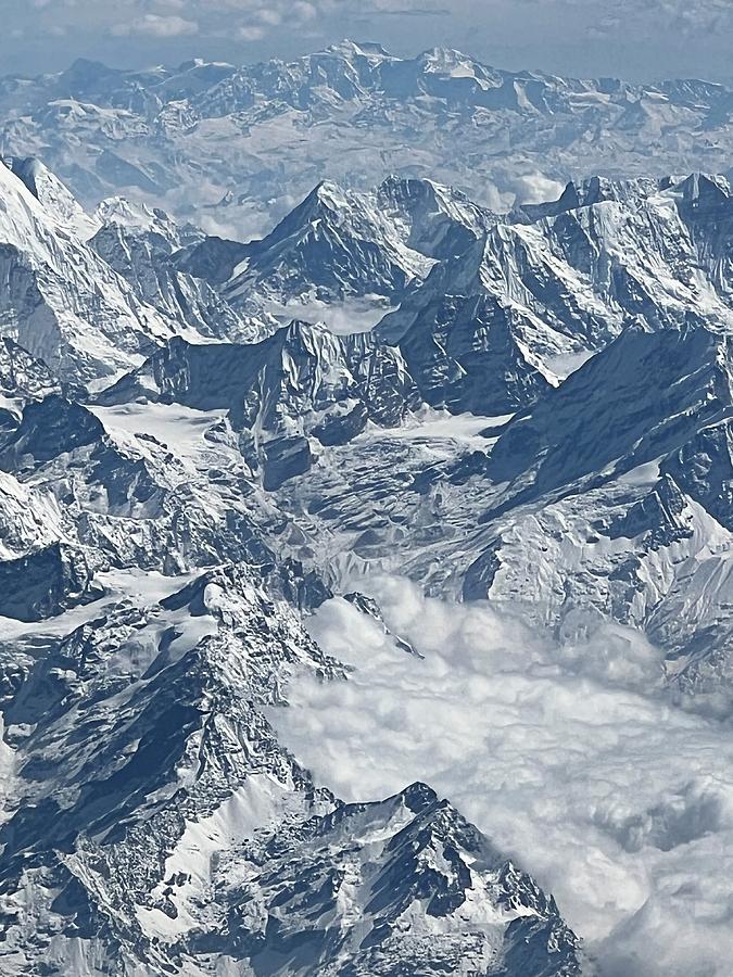 Snow-Capped Himalayas Photograph by Matthew Bamberg Snow-Capped Himalayas Photograph by Matthew Bamberg