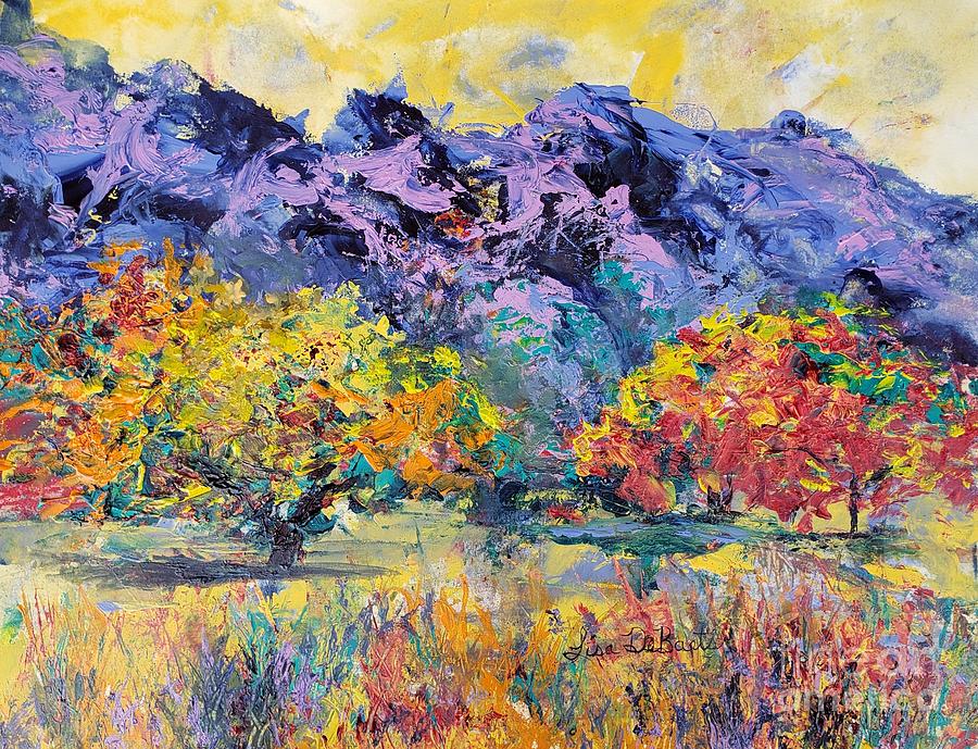 Fall in the Foothills Painting by Lisa Debaets