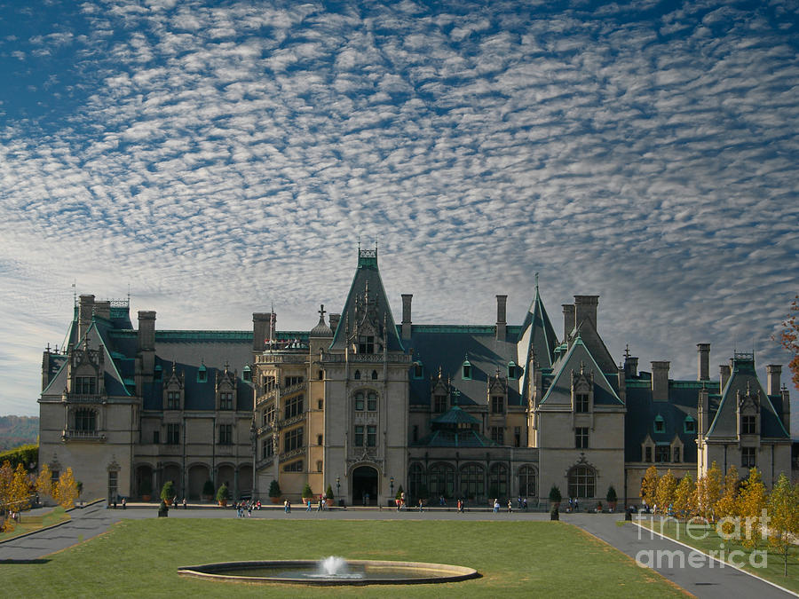 Snow Clouds Over The Biltmore Estate Photograph