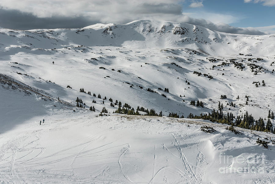 Snow-covered Colorado Mountains Photograph by John Arnaldi