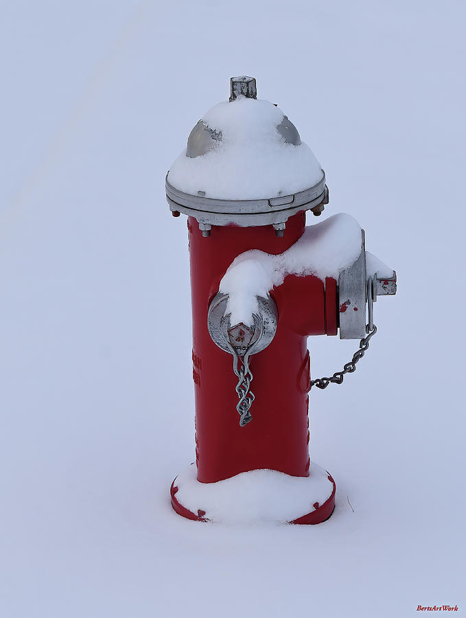Snow Covered Fire Hydrant Photograph