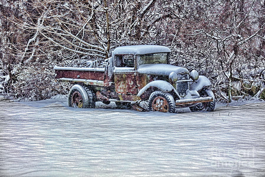 Snow Covered Ford Photograph