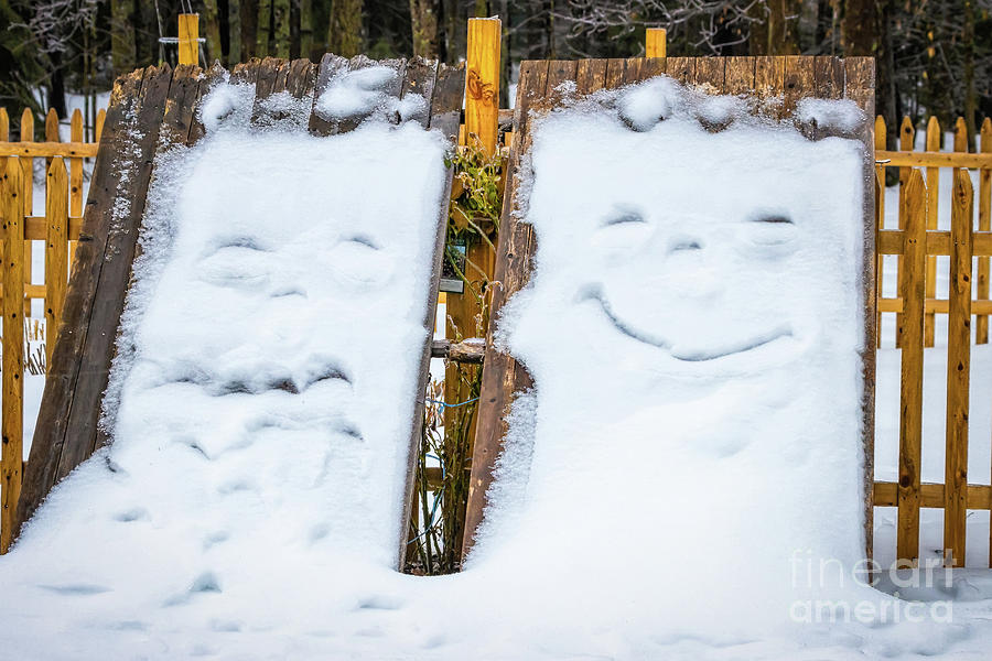 Snow Emojis Photograph by Elizabeth Dow