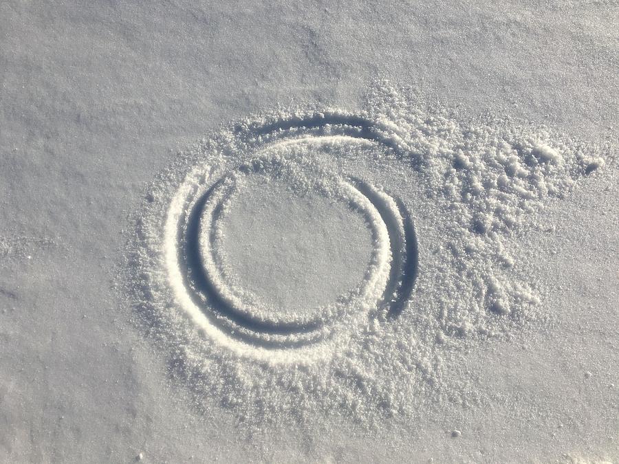 Snow Enso Painting by Marianna Mills