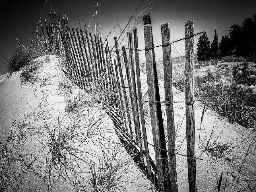 Snow Fence Three Photograph by Josh Williams