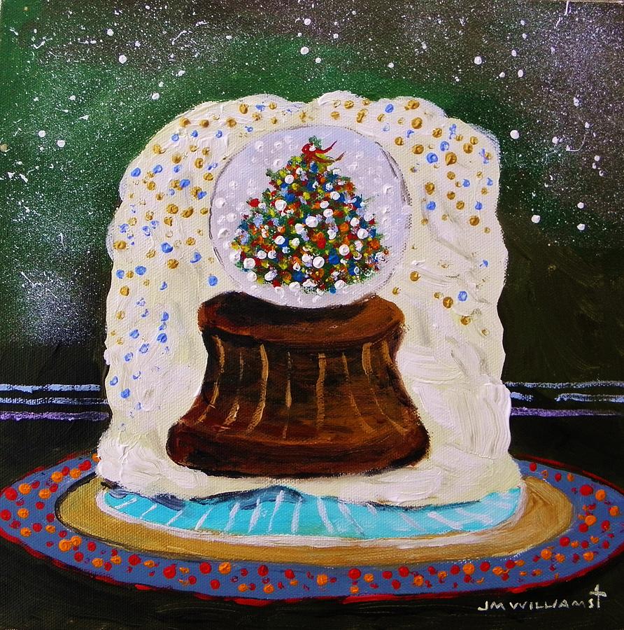 How To Make A Snow Globe Cake/ DIY Christmas Cake - YouTube