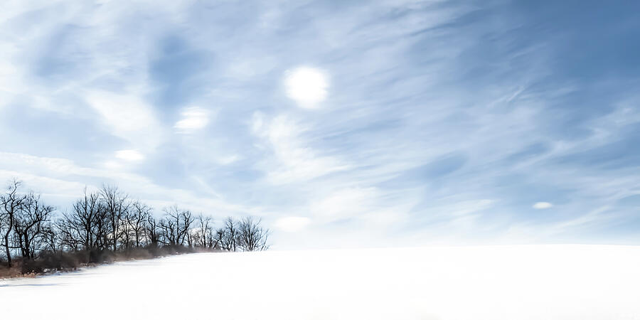 Snow Glow - Photograph by Julie Weber