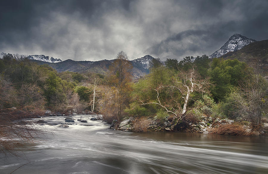 Mountain Photograph - Snow on the Mountains by Laurie Search