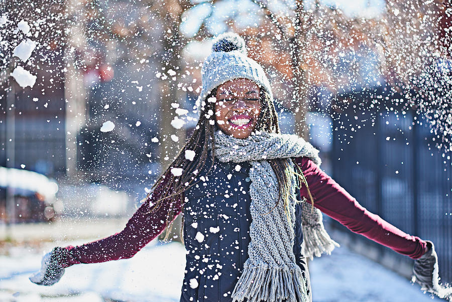 Snow is a celebration of life Photograph by PeopleImages