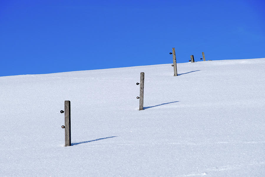 Snow Landscape Photograph by Chevy Fleet
