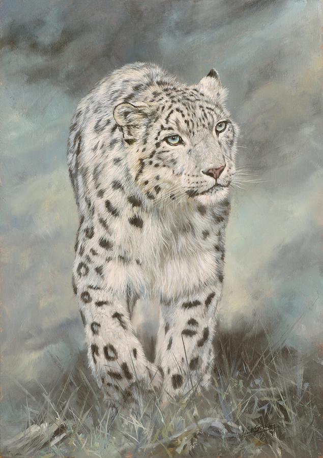 Snow Leopard 5 Painting