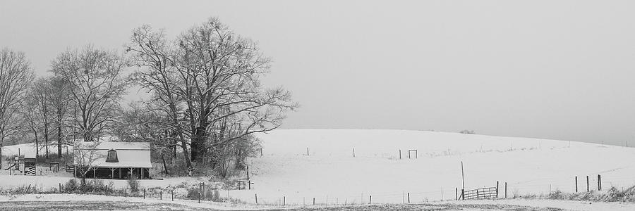 Snow on the Farm Photograph by Mary Ann Artz