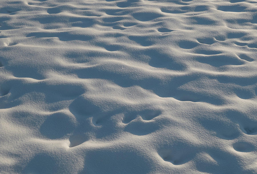 Winter Photograph - Snow Pattern Abstract by Phil And Karen Rispin