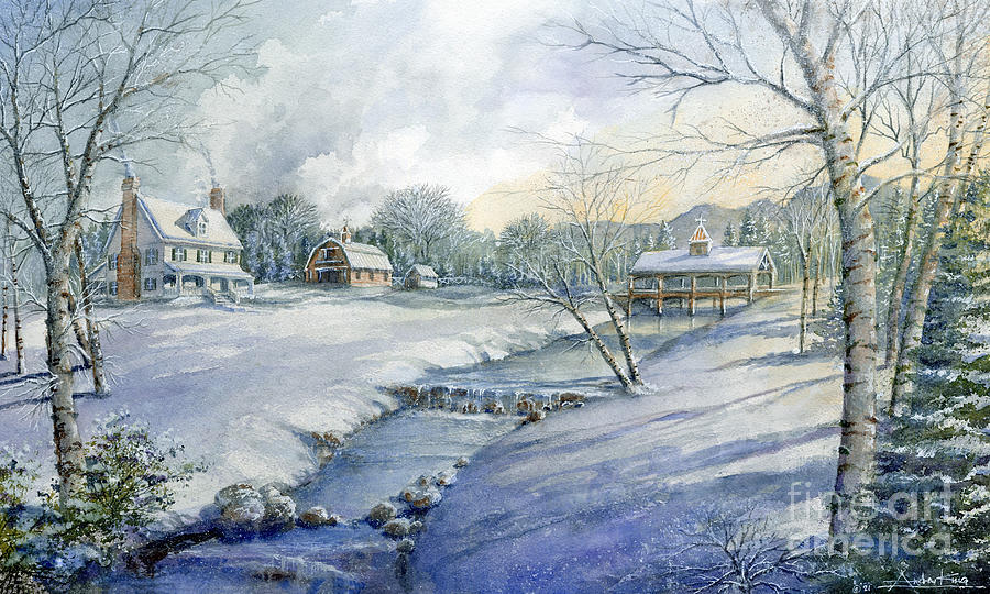 Winter Painting - Snow Place Like Home by Andrew King