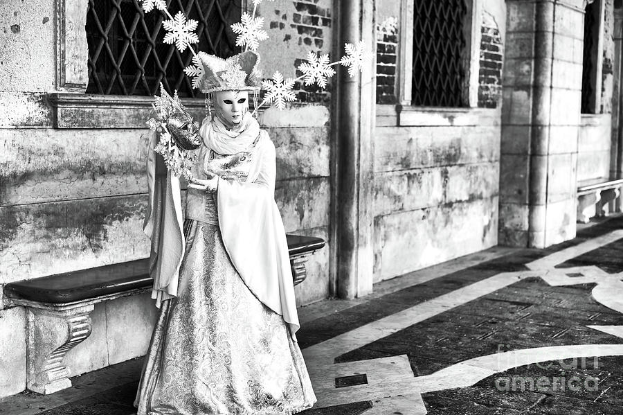 Snow Princess at Carnevale In Venice Photograph by John Rizzuto