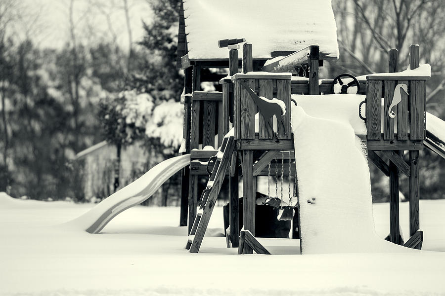 Snow Swing Photograph by by Jonathan D. Goforth
