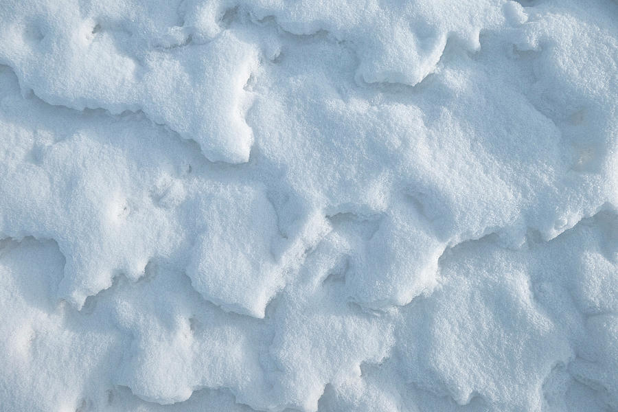 Snow Texture Abstract Photograph by Karen Rispin