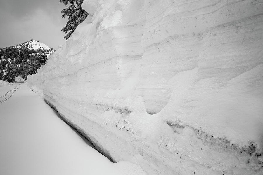 Snow Wall Photograph by Quanmei Deng - Fine Art America