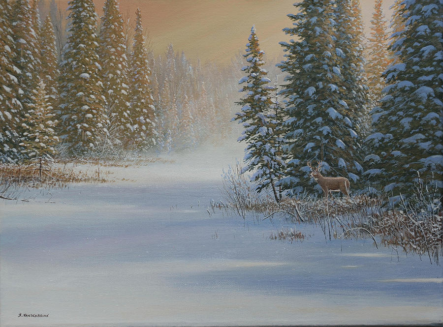 Snow Wonder Painting by Jake Vandenbrink