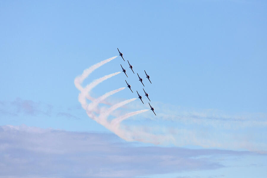 Snowbirds in the Concord Formation Photograph by Michael Russell