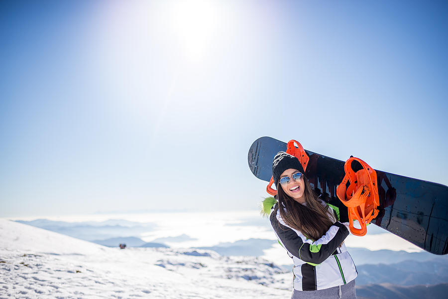 Snowboard girl Photograph by MilosStankovic