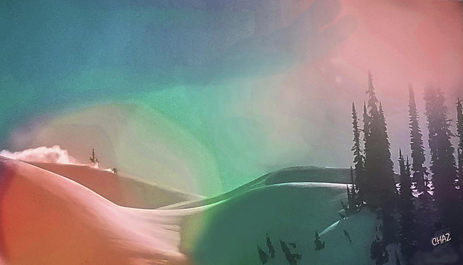 Snowboarding The Backside Digital Art by CHAZ Daugherty