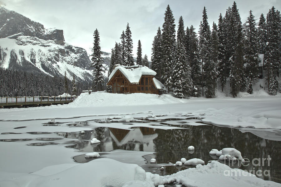 Snowed In At Emerald Lake Photograph by Adam Jewell
