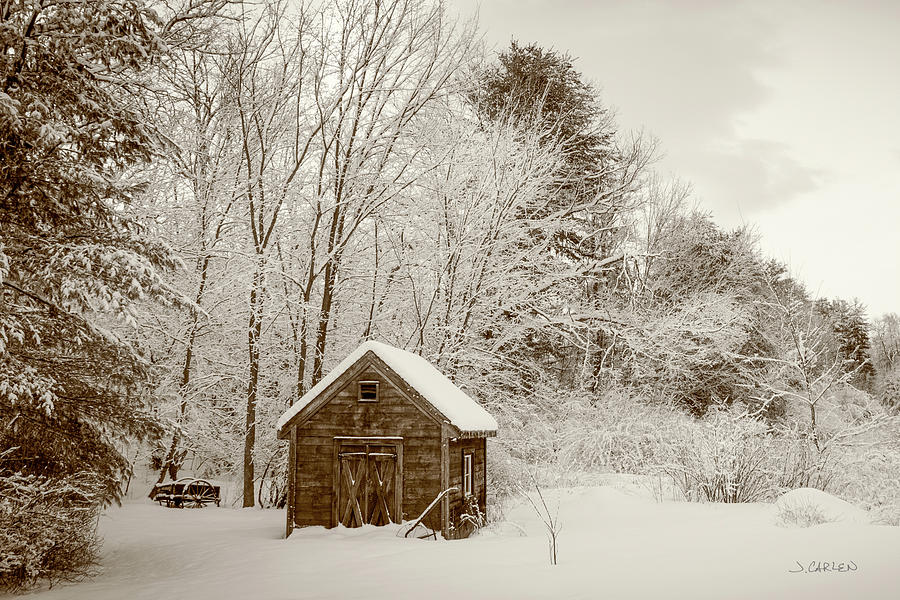 Snowed In Photograph by Jim Carlen