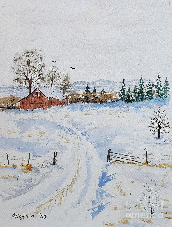 Snowed In Painting by Stanton Allaben