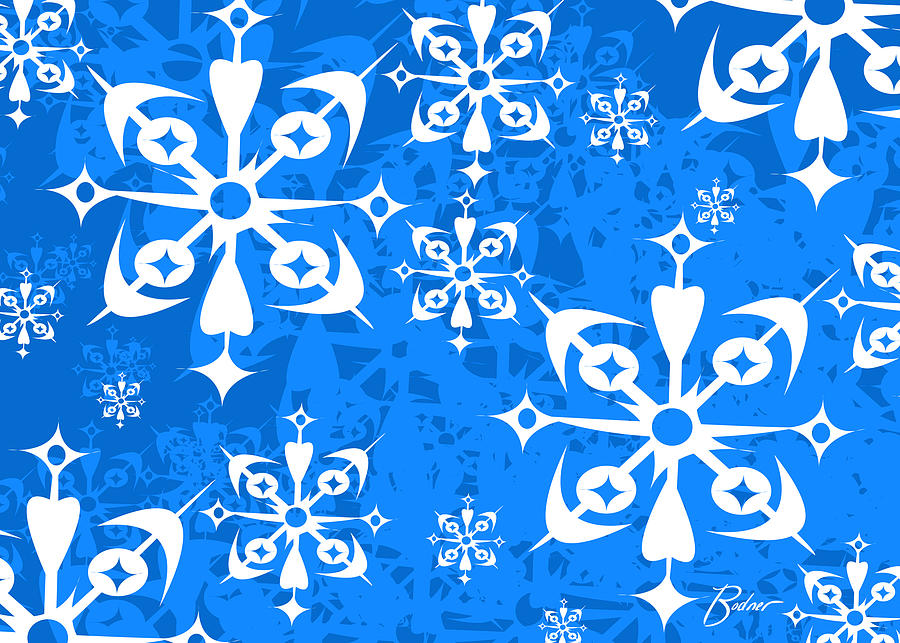 Snowflakes Digital Art by Alan Bodner