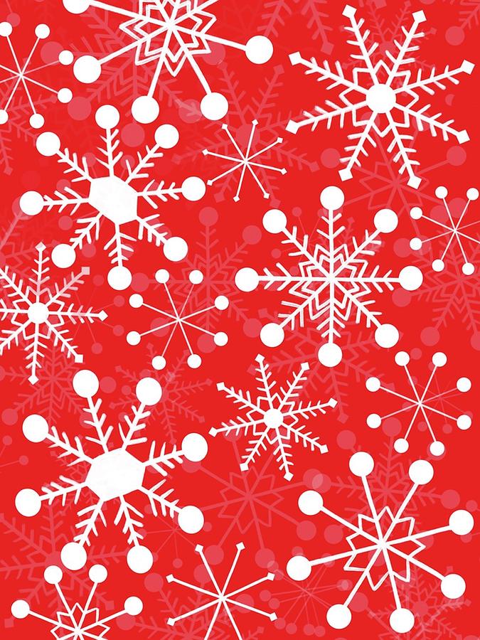 Christmas Snowflakes  Digital Art by Bnte Creations