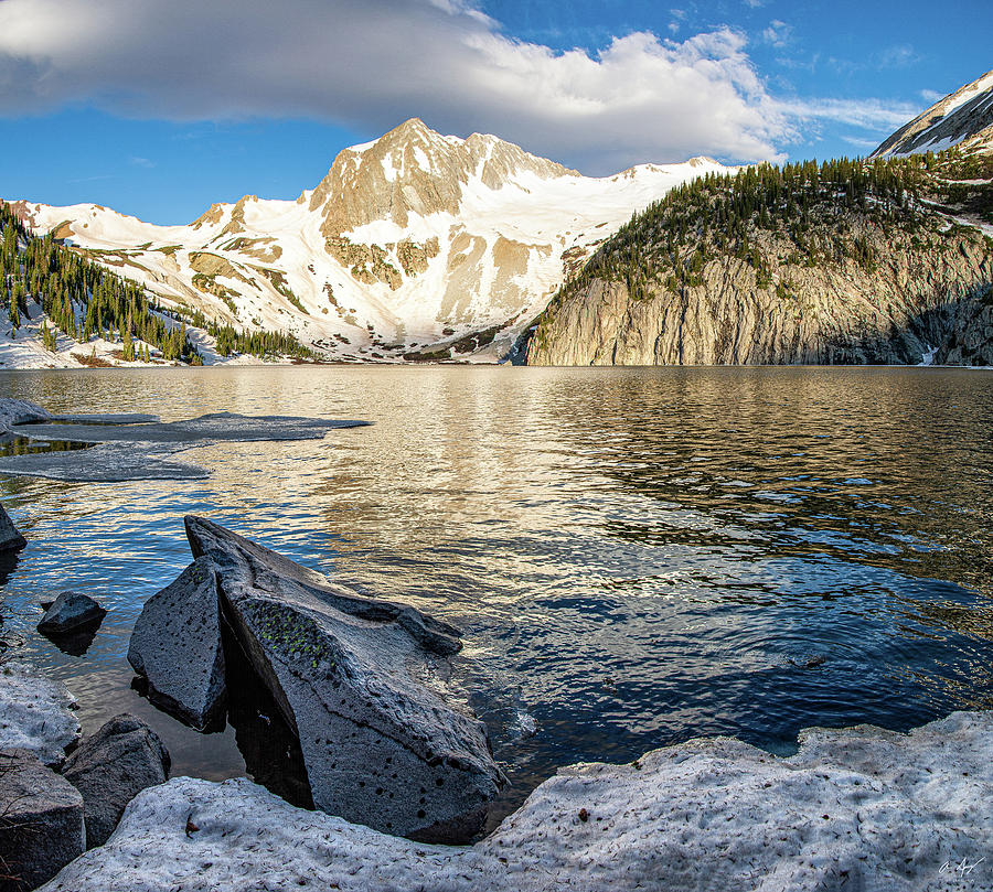 Snowmass Lake Morning Photograph by Aaron Spong