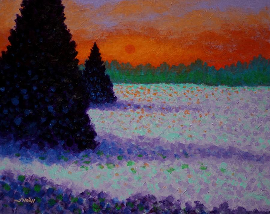 Snowscape II Painting by John  Nolan