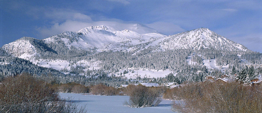 A Windy Winter Morning - Mammoth Mountain Photograph by Bonnie Colgan