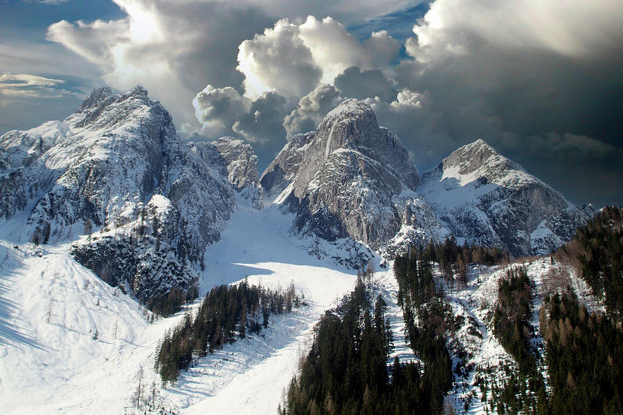 Snowy Alps Photograph by Chris Smith