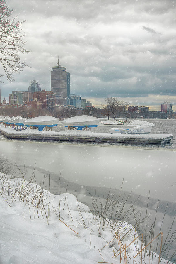 Snowy Boston Vista Photograph by Joann Vitali
