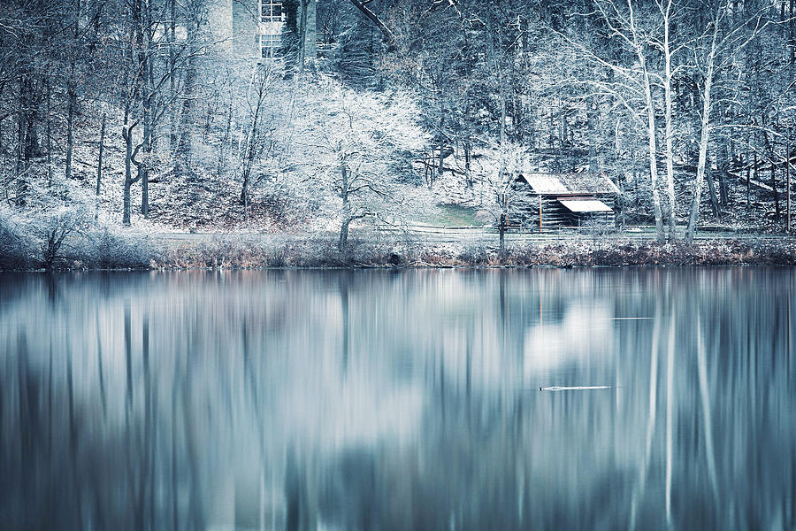 Snowy Cabin Photograph by Rhonda Coe - Fine Art America