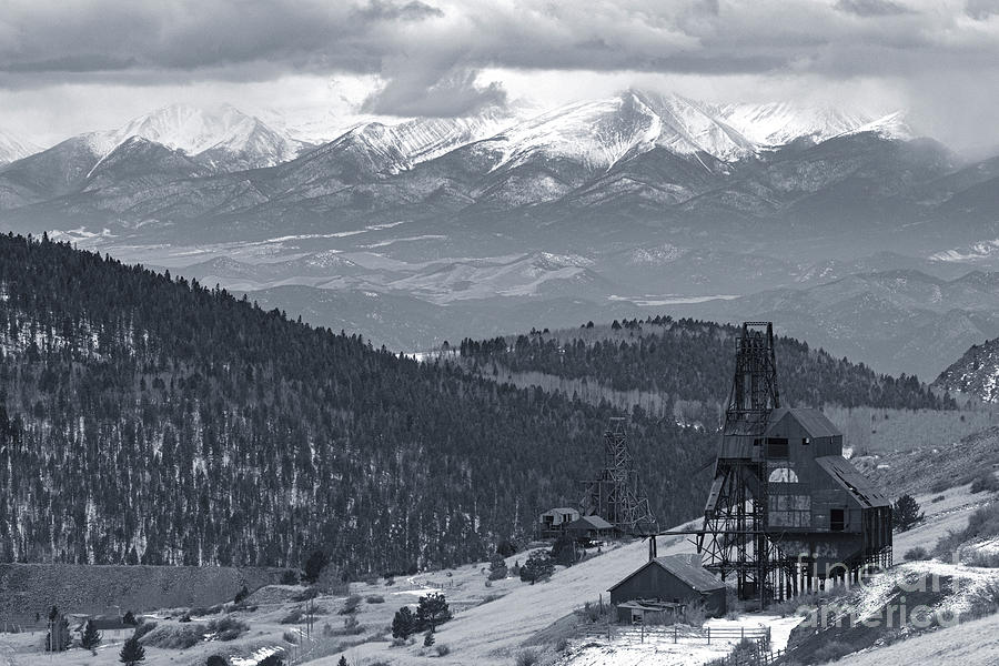 Snowy Mines Photograph by Steven Krull