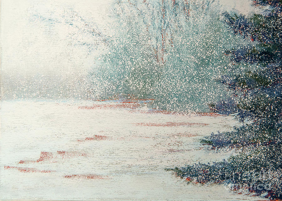 Snowy Moment Painting by Susan Cole Kelly Impressions