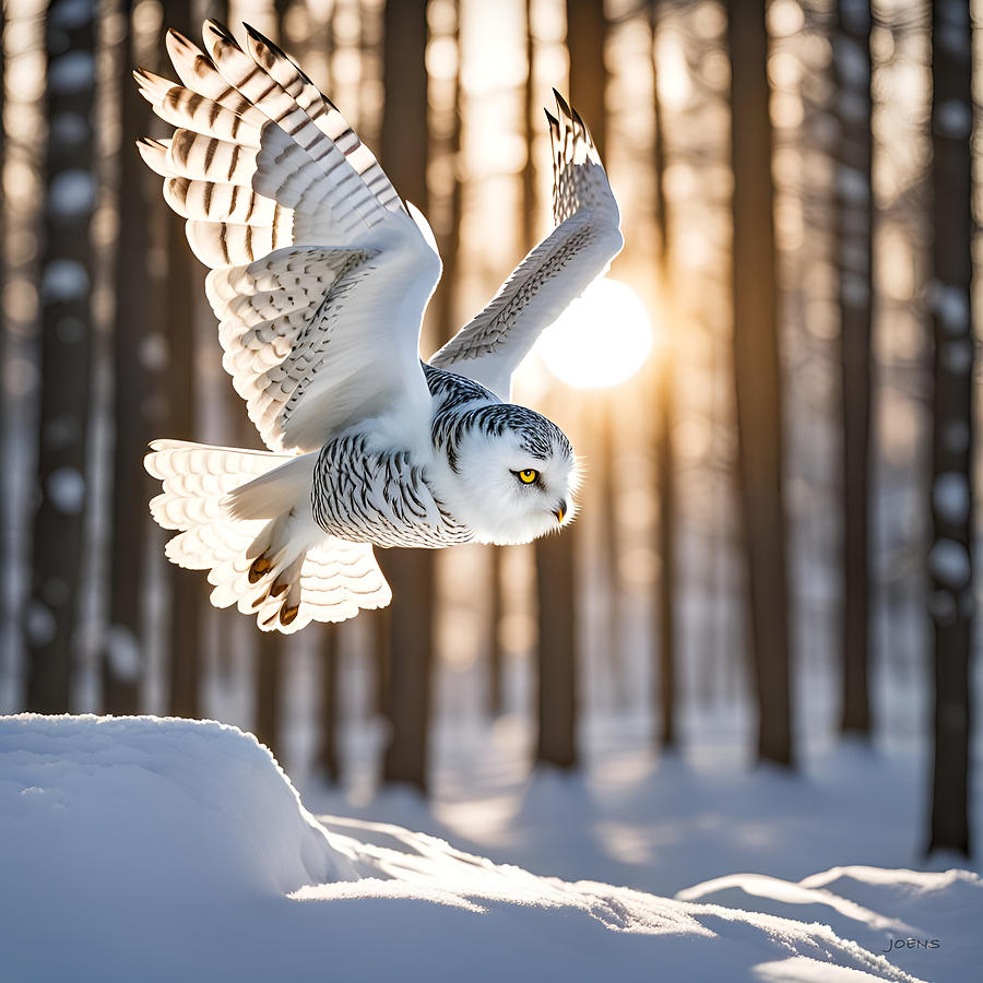 Snowy Owl 2 Digital Art