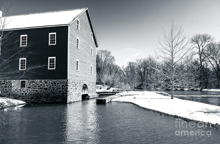 Snowy River at Allentown New Jersey Photograph by John Rizzuto