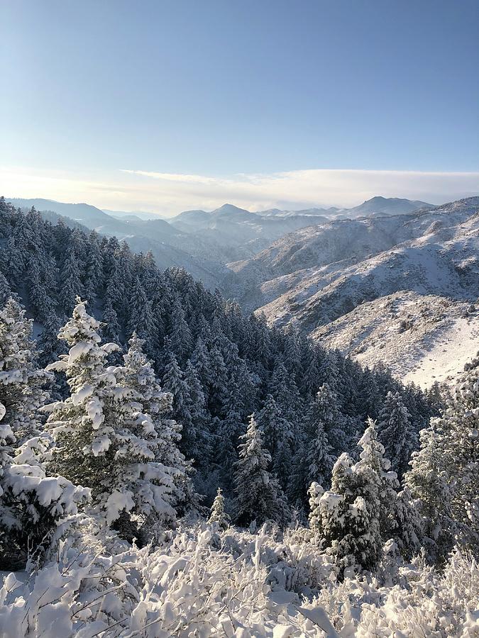 Snowy Rocky Mountains Photograph By Brian Truskowski