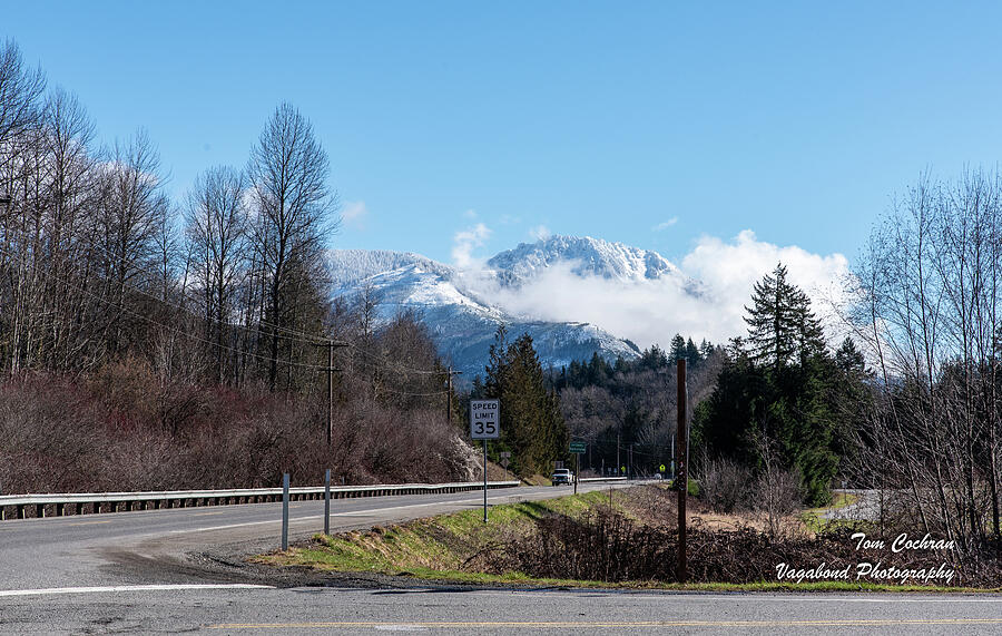 Snowy Sauk Mountain and North Cascades Highway Photograph by Tom Cochran