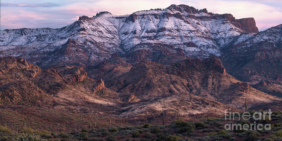 Snowy Superstitions Photograph by Lisa Manifold