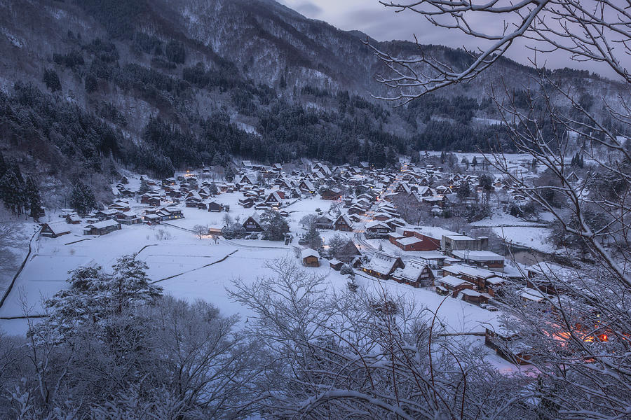 Snowy Village 2 by Francis Ansing Snowy Village 2 by Francis Ansing