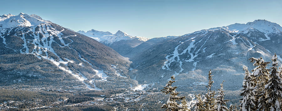 Snowy Whistler Blackcomb Mountains Photograph